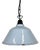 French Industrial Grey Enamel Factory Pendant Lamp, 1960s For Sale