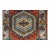 2.6x10Ft. Brunt Orange Light Blue Persian Design Inspired Hand Knotted Wool Runner Rug For Sale