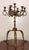 Large Antique Brass Candleholder For Sale - Image 15 of 15