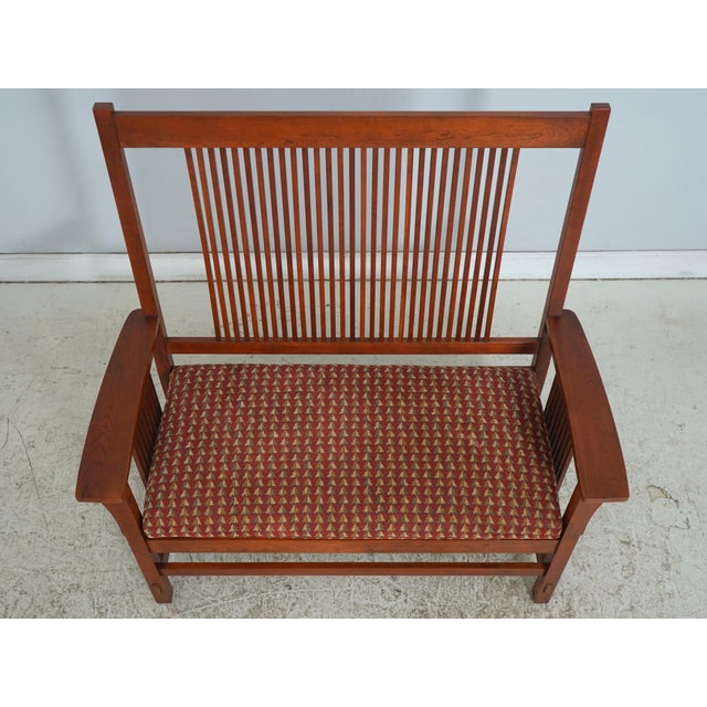 Age: c2002 Details: #11 Finish Arts & Crafts Style High Quality Construction Stretcher Base Frame Mortise Construction...
