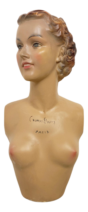 Vintage French Advertising Statue, 1960s