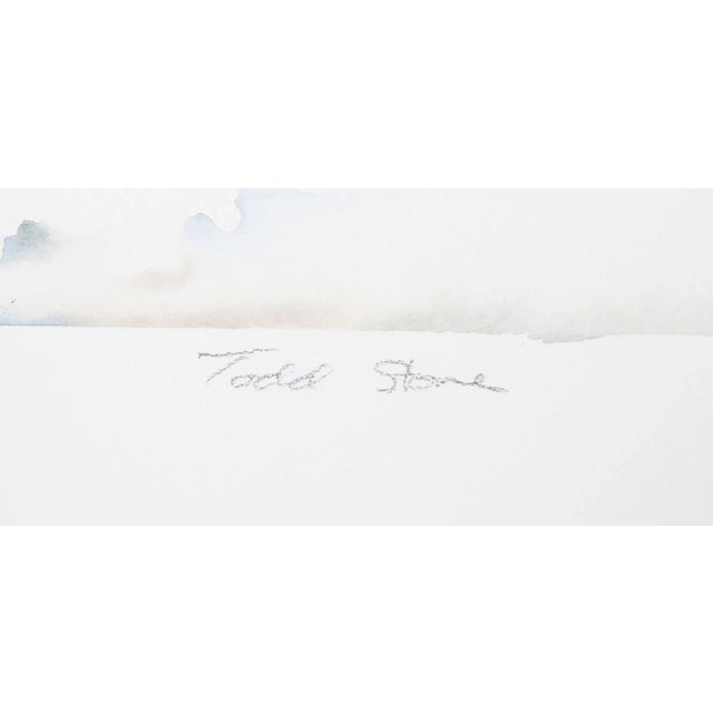 A gorgeous lithograph by the American artist Todd Stone that is titled "Shift II" from 1981. This lithograph is signed and...