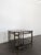 Brass and Smoked Glass Coffee Table, 1980s, in Very Good conditions.