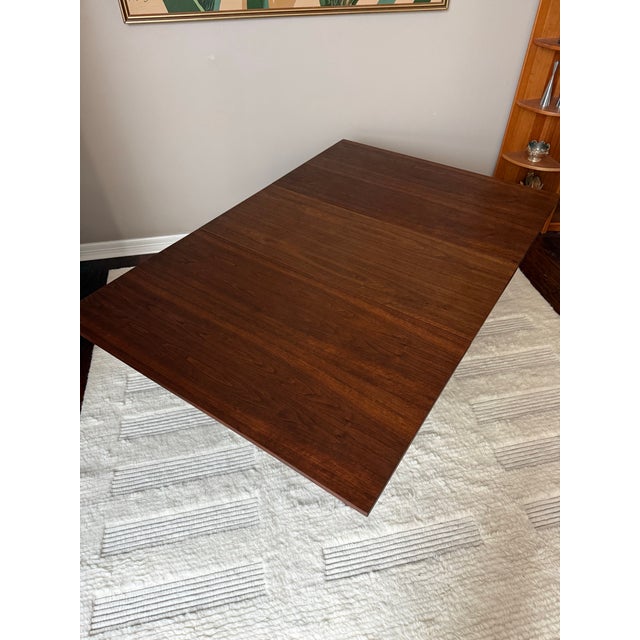 Vintage Walnut "Gate Leg" Dining Table With Drop Leaves After George Nelson for Herman Miller For Sale - Image 10 of 16