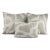 Gray and White Swirl Stroke Woven Pillow Cover For Sale In Portland, OR - Image 6 of 7
