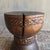 Late 20th Century Late 20th Century Hand Carved Side Table With Carvings Made From Solid Walnut For Sale - Image 5 of 8