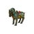 1990s Vintage Chinese Turquoise Blue Flower Cloisonné Enamel Horse Statue For Sale - Image 5 of 13