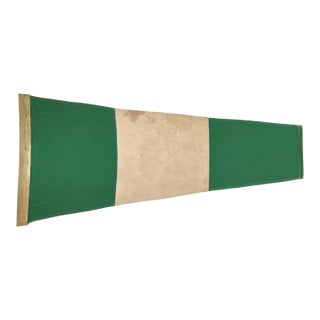 Vintage Cotton Nautical Signal Flag For Sale