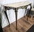 Mid-Century Modern Italian Brass Demilune Console Table with Marble Top, 1950s For Sale - Image 9 of 10
