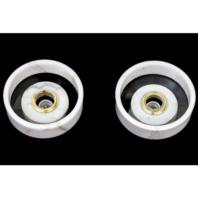 2010s Pair of Tom Dixon Stone Wall Light, Older Model For Sale - Image 5 of 8