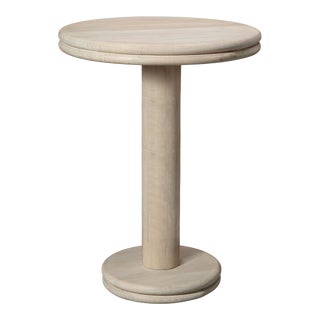 Bourbon Bar Table in White Bleach For Sale