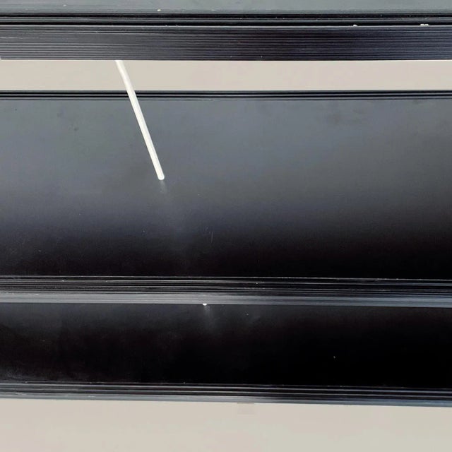 Mid-Century Modern Italian Black Bookcase by Stoppino and Acerbis, 1980s For Sale - Image 10 of 18