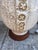 Pair of Italian Studio Ceramic Table Lamps With Walnut Bases, C. 1960s For Sale In San Francisco - Image 6 of 12
