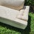 1950s 1950 Sectional Sofa Ivory Damask American All Original Custom For Sale - Image 5 of 14