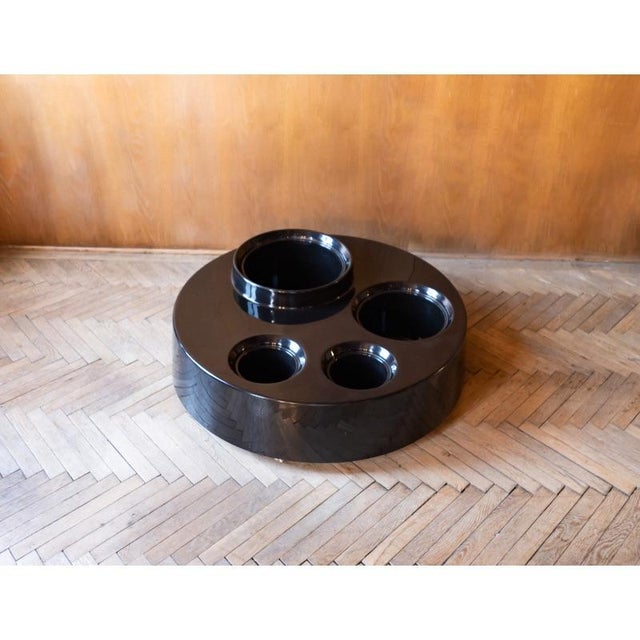 Black Fiberglass Fioriera Side Table from B&b Italia / C&b Italia, 1966 For Sale - Image 6 of 18