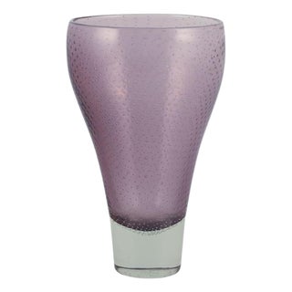 Modernist Finnish Art Glass Vase by Gunnel Nyman for Nuutajärvi Notsjö, 1956 For Sale