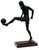 Metal Soccer Player, German Art Deco Patinated Bronze Sculpture, ca. 1930’s For Sale - Image 7 of 12