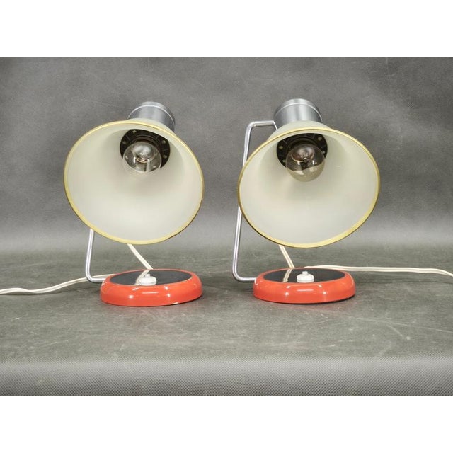 Czechoslovak Table Lamps from Drupol, 1960s, Set of 2 For Sale - Image 11 of 12
