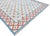 Not Yet Made - Made To Order Handmade Cotton Vegetable Dyed Rug, White, Sky Blue and Terracotta Star Dhurrie-8'x10' For Sale - Image 5 of 13
