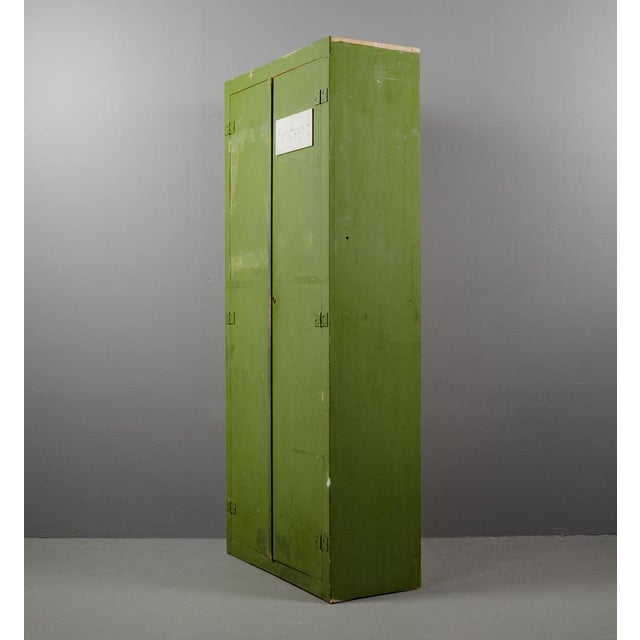 Vintage Cabinet in Green, 1950s For Sale - Image 4 of 18