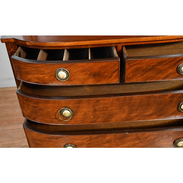 1920s Antique Sohan Ny English Sheraton Solid Mahogany Server / Buffet For Sale - Image 14 of 18