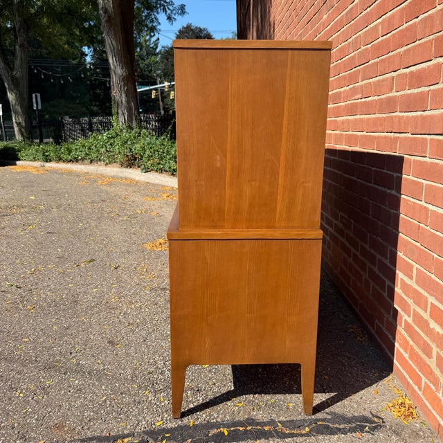 Mid-Century Modern Broyhill Forward Mid-Century Modern Walnut Gentleman’s Chest For Sale - Image 3 of 11