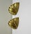 Art Deco Scallop Shell Wall Lamps in Gilded Cast Bronze, 1970s, Set of 2 For Sale - Image 10 of 12