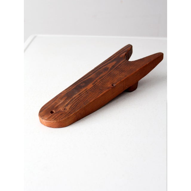 Vintage Wood Boot Jack For Sale - Image 4 of 9