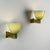 Venini Vintage Murano Glass and Brass Wall Sconces by Tomaso Buzzi for Venini, 1940s, Set of 2 For Sale - Image 4 of 18