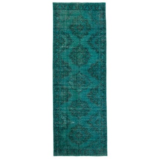Turkish Hand-Knotted Runner Rug For Sale