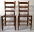 Pair of Mid-20th Century Handmade Solid Oak Ladder Back Side Bistro Dining Chairs For Sale - Image 12 of 12