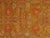 Antique Oushak Carpet, Oriental Rug, Handmade Green, Saffron, Ivory and Coral For Sale - Image 9 of 18