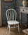 White 19th Century Antique Distressed White Hoop Back Windsor Side Chair For Sale - Image 8 of 9
