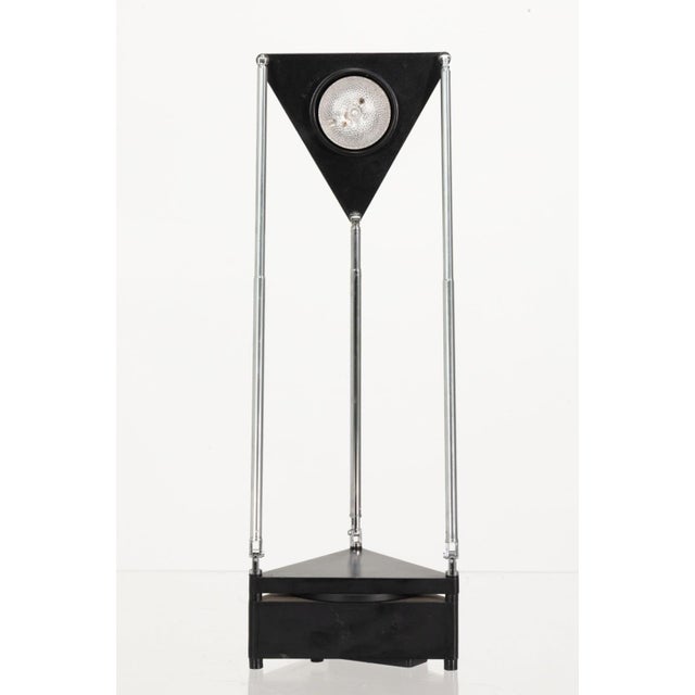 Metal Pair of 1980s Italian Kandido Table Lamps by f.a. Porsche for Luci Italia For Sale - Image 7 of 8