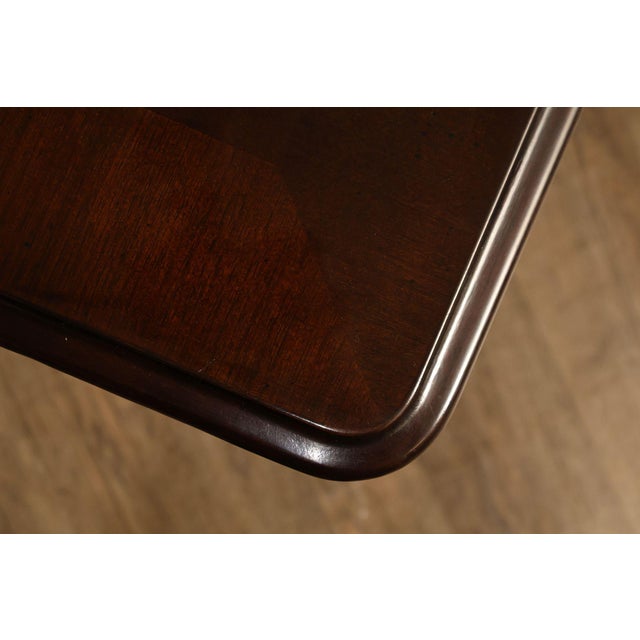 Henredon Rittenhouse Square Collection Chippendale Style Mahogany Expandable Dining Table For Sale - Image 12 of 18