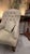19th Century Upholstered English Armchair with Buttoned Back For Sale - Image 4 of 17