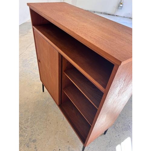 Danish Teak Wardrobe with Sliding Doors For Sale - Image 6 of 11