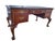 Beautifully restored Hekman mahogany writing desk in the classic Chippendale style. This elegant desk features three inset...