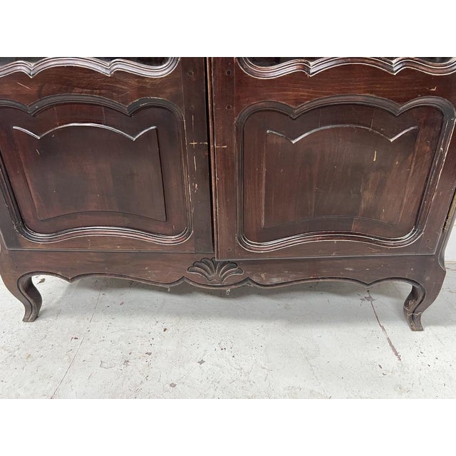 Regency Style Display Cabinet in Oak, 1900s For Sale - Image 6 of 13