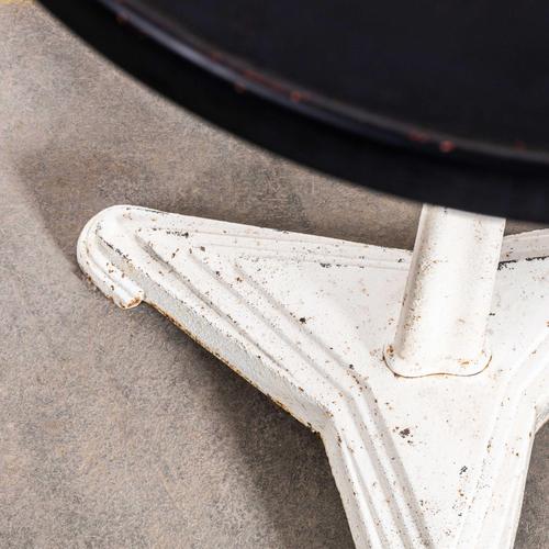 Vintage French Bistro Café Table with Bakelite Top, 1930s For Sale - Image 4 of 7