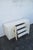 White Omega Hollywood Regency Painted Faux Bamboo Buffet Server Storage Cabinet 6269 For Sale - Image 8 of 18
