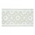 Sample - Schumacher Brinda Hand Blocked Tape in Ivory For Sale