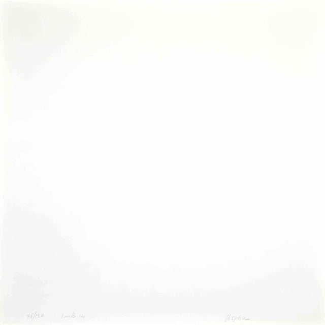 Green Cosmos - Pink is a lithograph realized by Eleni Zerva in 1971. Hand-signed and numbered on the back. Edition of 120...