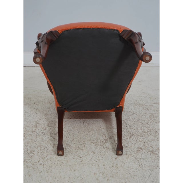 Pair Hickory Chair Co Custom Upholstered Armchairs For Sale - Image 12 of 12