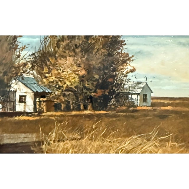 Gregory Sumida, Original Oil Painting Pickup Crossing Gregory Sumida California Artist Americana, 1976 For Sale In Miami - Image 6 of 13