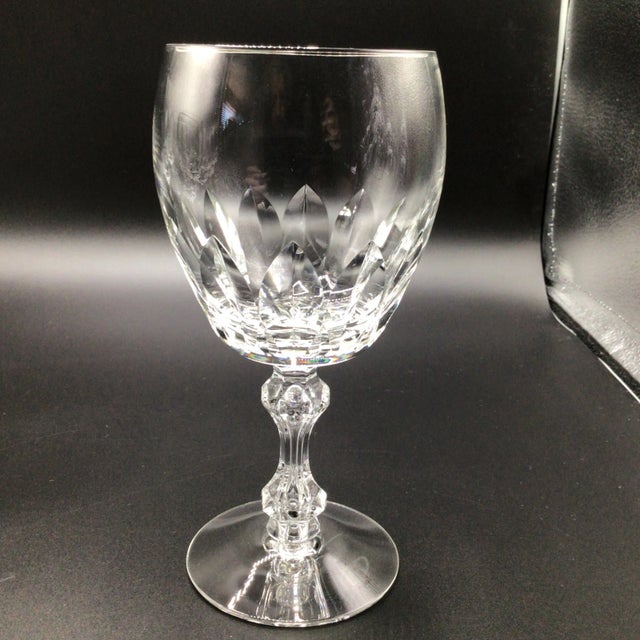 Contemporary Tiffin Franciscan Water Goblets "Manchester" -Set of 9 For Sale - Image 3 of 12