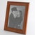 Contemporary Modernist Spice Brown Calf Leather Picture Frame For Sale - Image 3 of 9