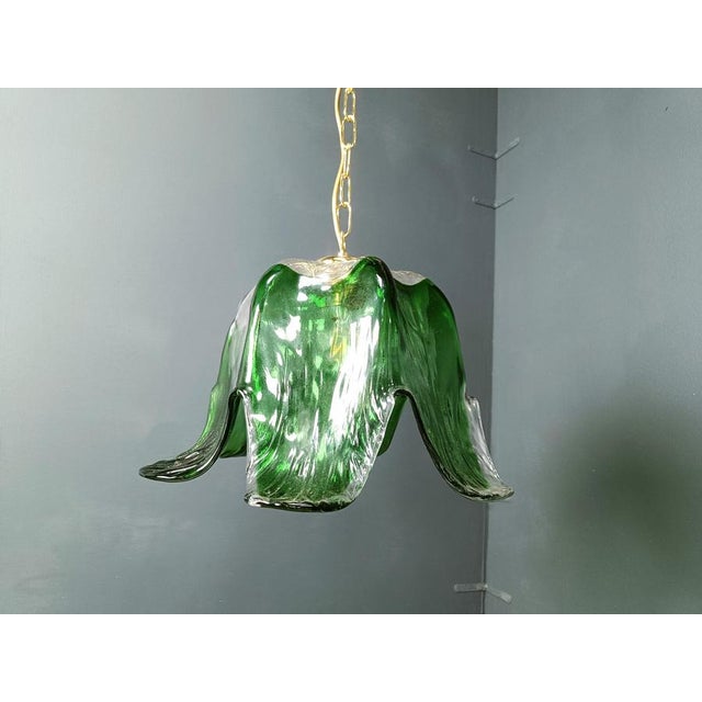 Vintage Murano Glass Pendant Light from Mazzega, 1960s For Sale - Image 11 of 12