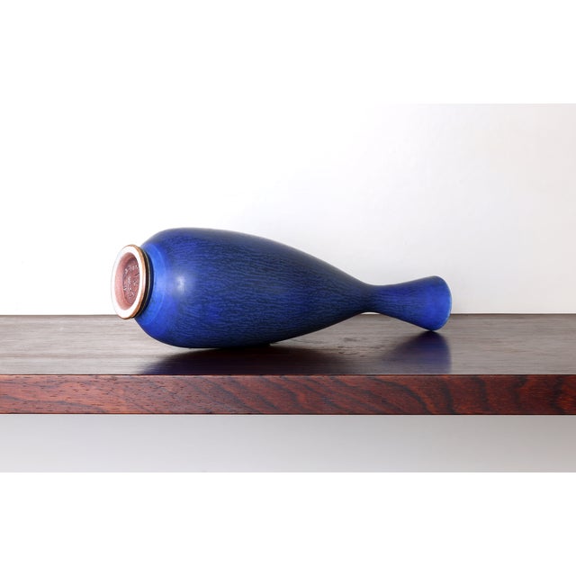 Mid Century Vase by Berndt Friberg For Sale - Image 4 of 4