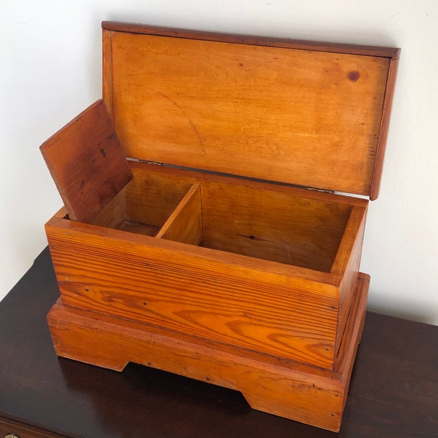 Small Antique Vernacular Pine Storage Chest Chairish